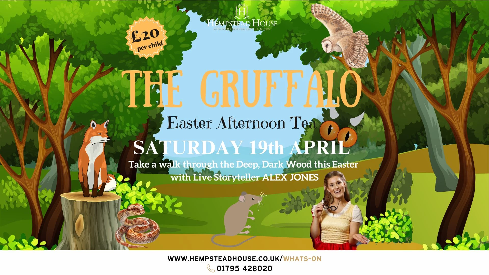 The Gruffalo Easter Afternoon Tea